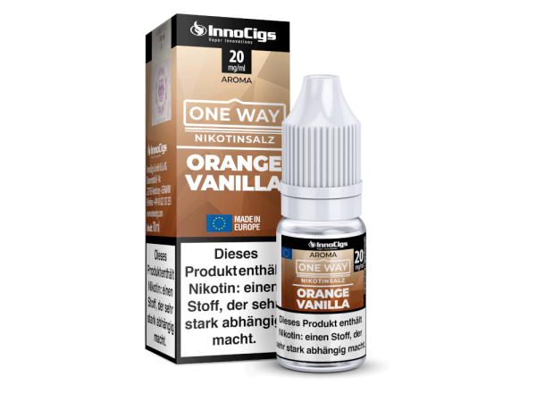 InnoCigs - One Way - Orange Vanilla - Nikotinsalz Liquid